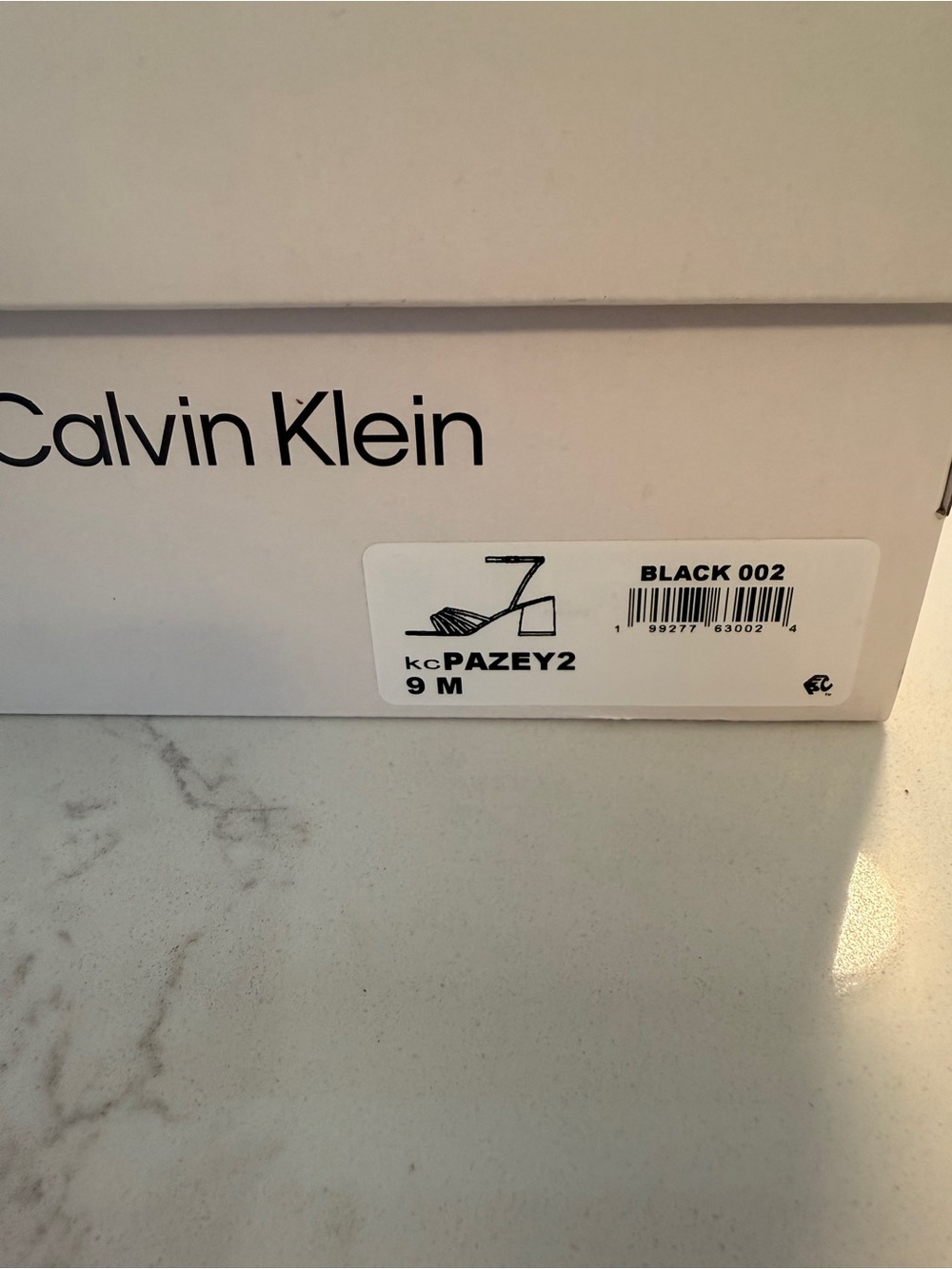 NWT! Calvin Klein Women's Pazey Strappy Block Heel Dress Sandals in black size 9 - Picture 6 of 11